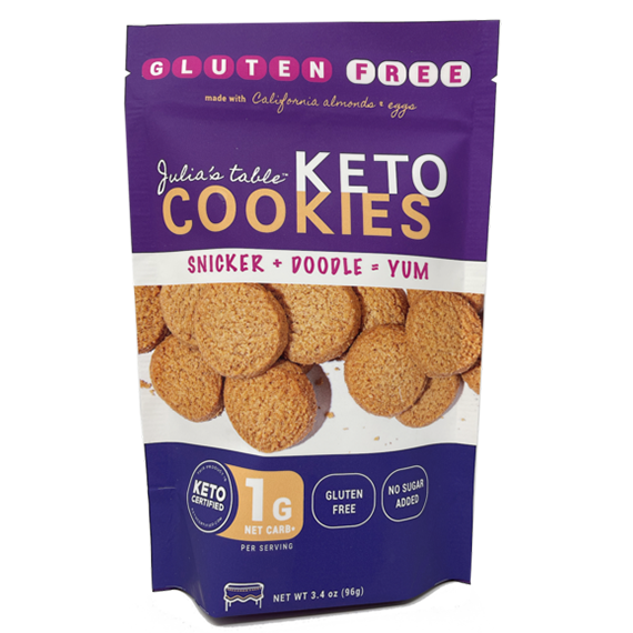 Keto Cookies ~ Snicker + Doodle = Yum, 6 pack