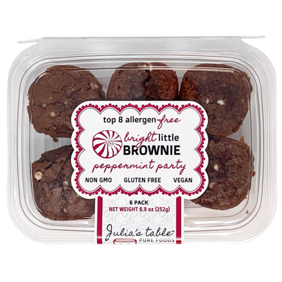 Bright Little Brownie ~ Peppermint Party, 6 pack