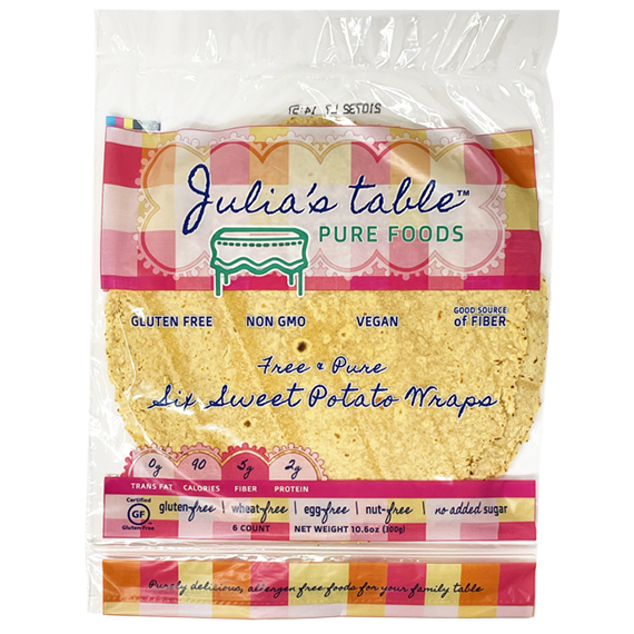 Sweet Potato Wraps, 6 pack